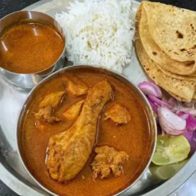 Chicken Curry Thali